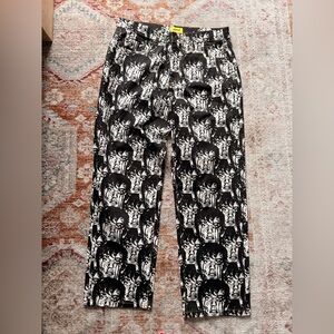 Golf Wang × Tyler The Creator PUNK FACE PANTS BY GOLFWANG